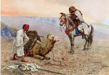unknow artist Arab or Arabic people and life. Orientalism oil paintings  402